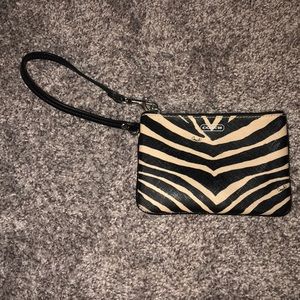Coach leather wristlet